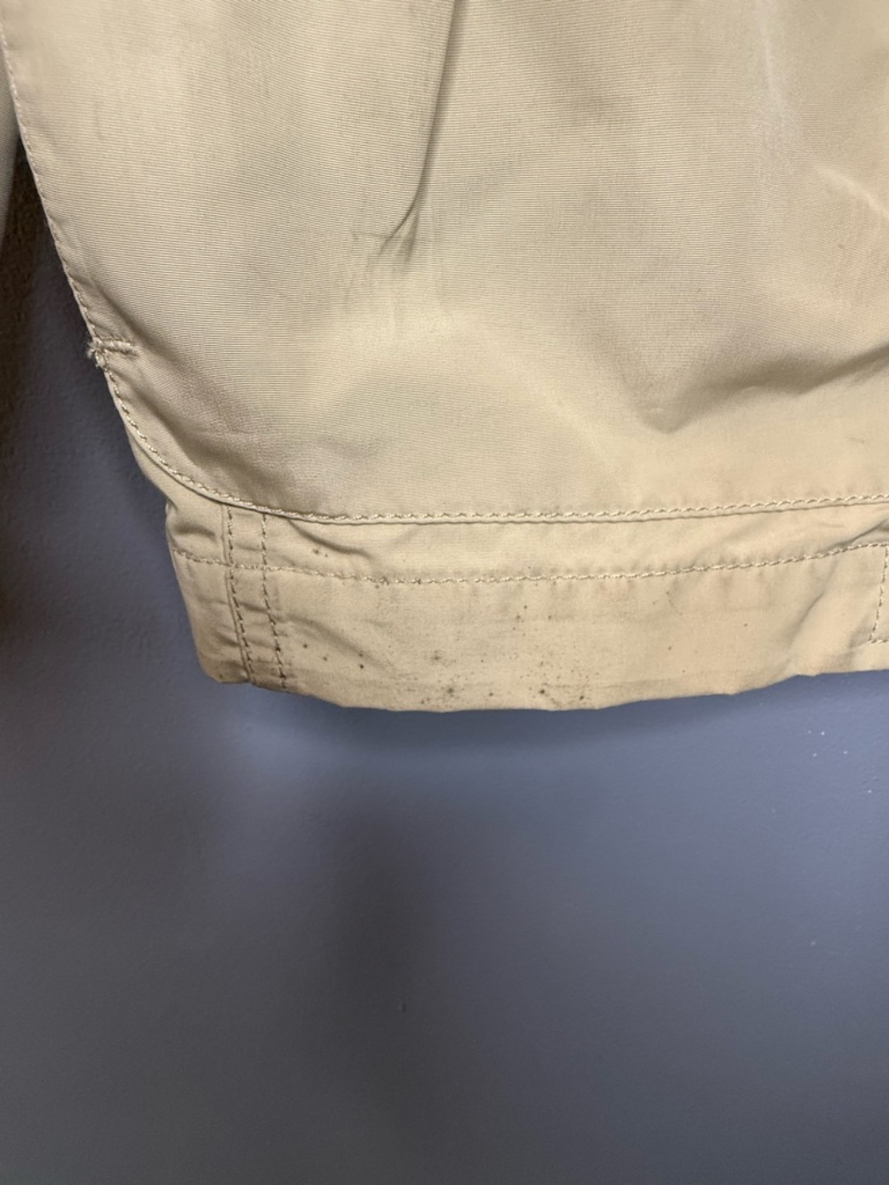 Banana Republic Men's Cream Military Field Jacket - Picture 5 of 6